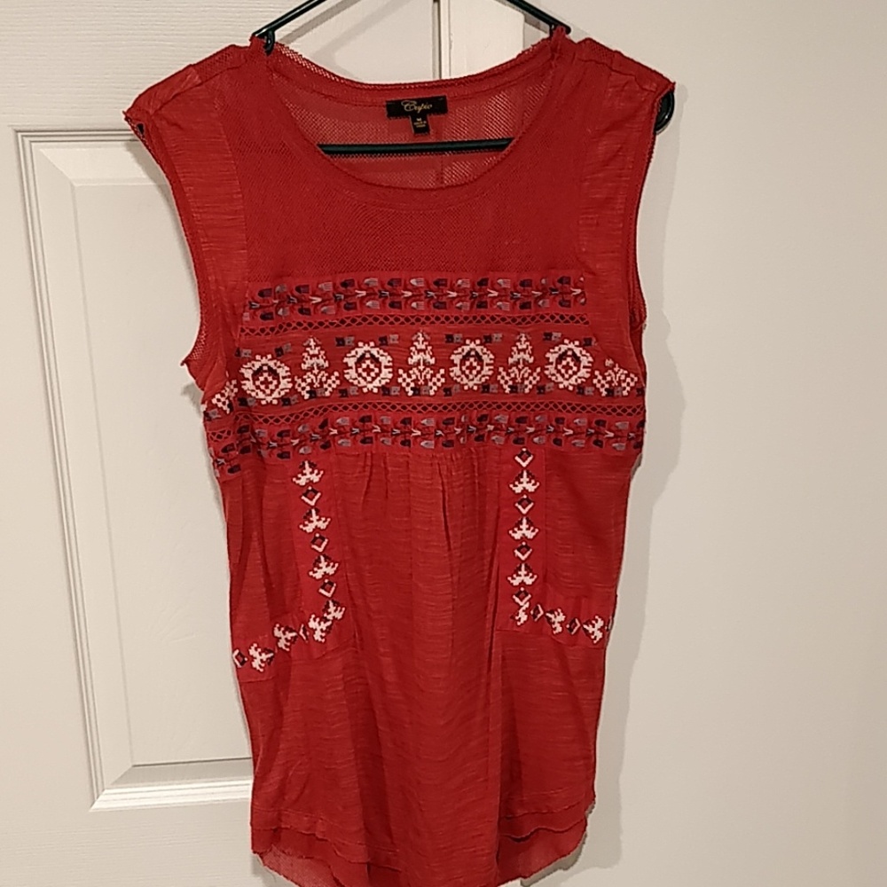 Cupio cap sleeve women's top